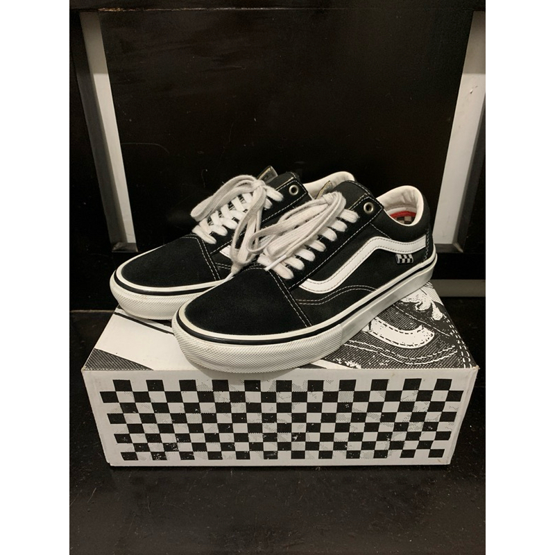 vans skate oldskool black white (resmi navya)