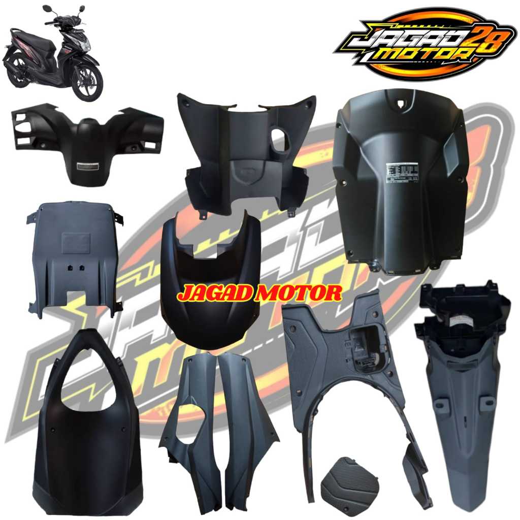 Cover Body Kasar Atas Bawah Depan Belakang Honda Beat Fi 2013-2014