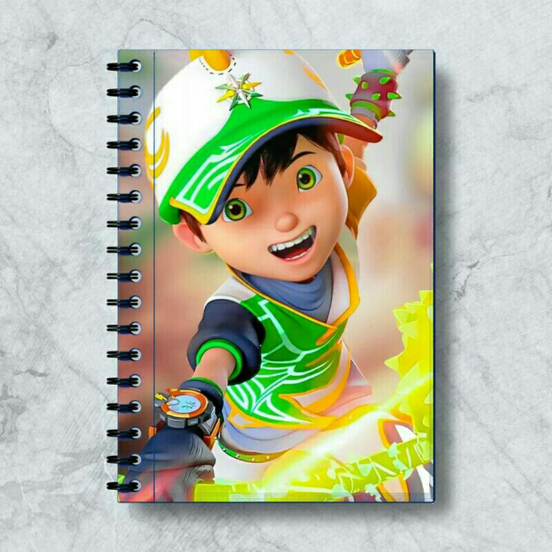 

Pocket NoteBook A6 Spiral Boboiboy Galaxy Fusion - T03