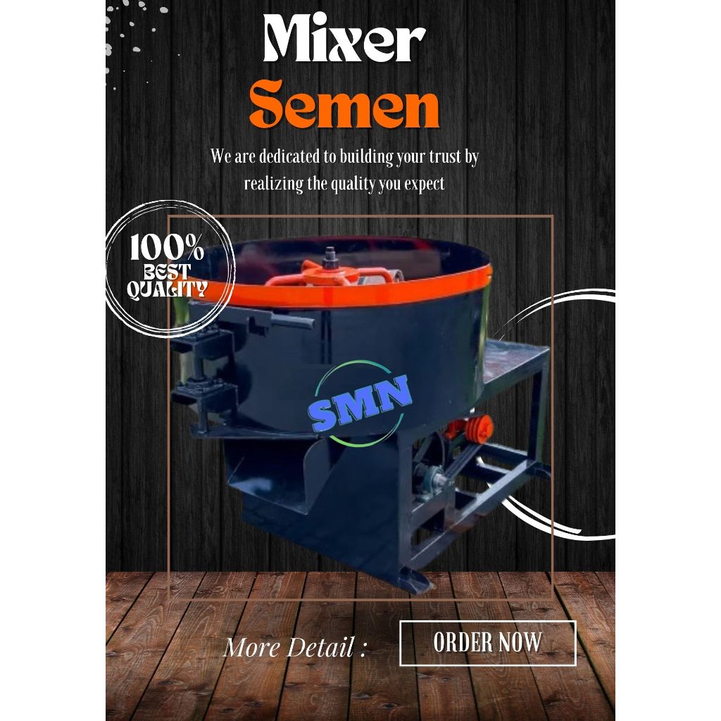 Mixer Adukan Semen untuk Pembuatan Beton/Batako/Paving Block dll