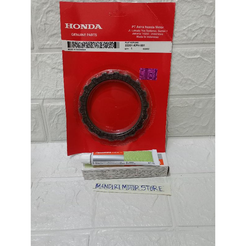 PLAT KOPLING PLUS LEM HONDA KARISMA, KIRANA, KODE PART KPH