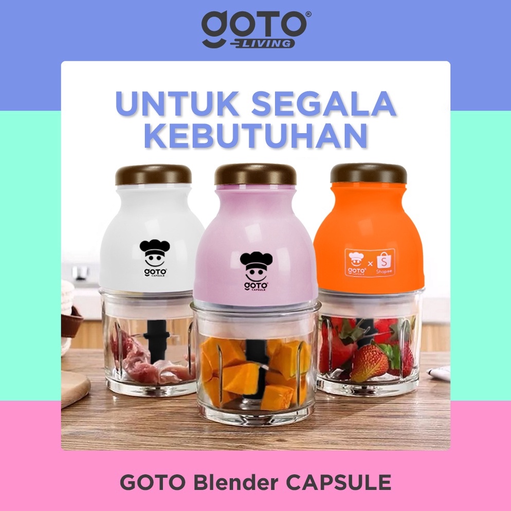 TERMURAH Goto Capsule Blender Penggiling Daging Blender Cutter Quatre Kapsul