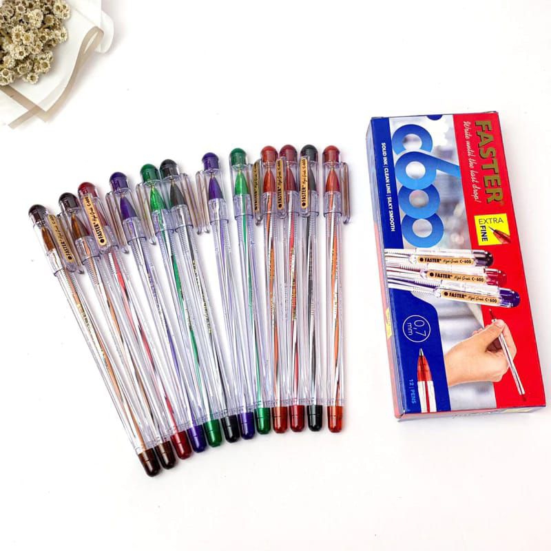

Faster C600 tinta hitam (0,7mm)