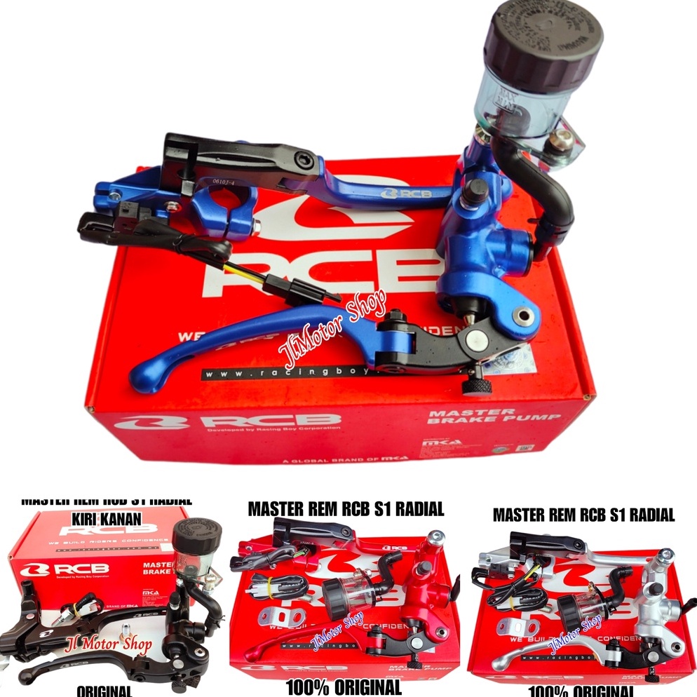 Menarik MASTER REM RCB S1 KANAN KIRI S1 RADIAL  PAKET MASTER REM DAN HANDLE KOPLING REM RCB S1 BEAT 