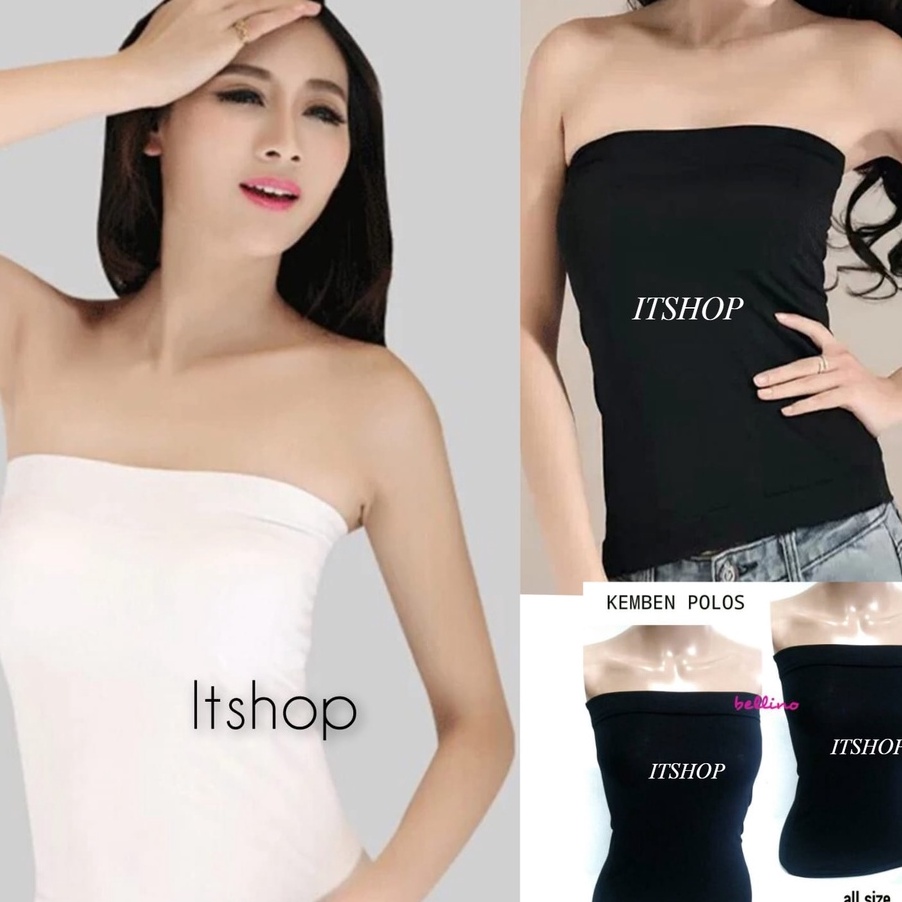 Star Seller ITSHOP  Kemben Polos Tanpa Cup Allsize Kemben Dalaman Kebaya Wanita  Kemben Panjang Polo