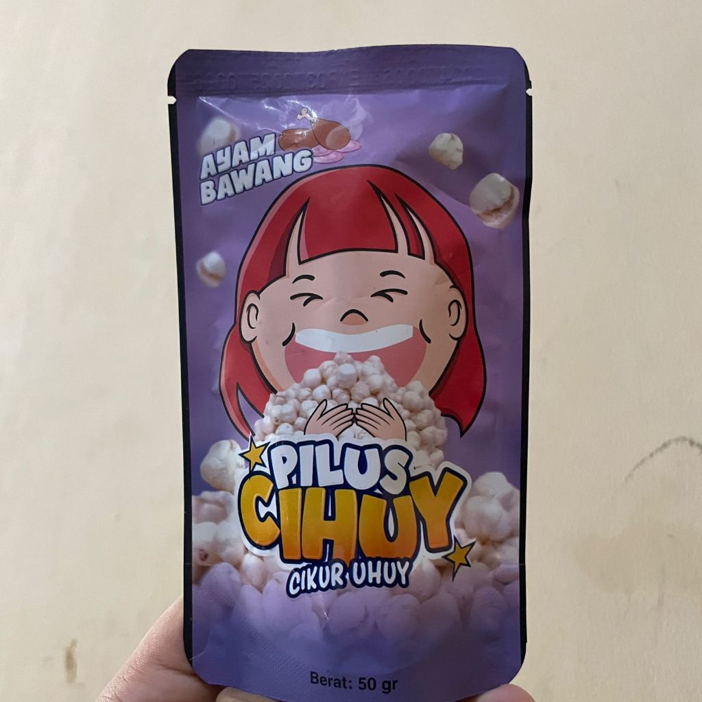 

CEMILAN | SNACK VIRAL | PILUS CIHUY | AYAM BAWANG | 50GR