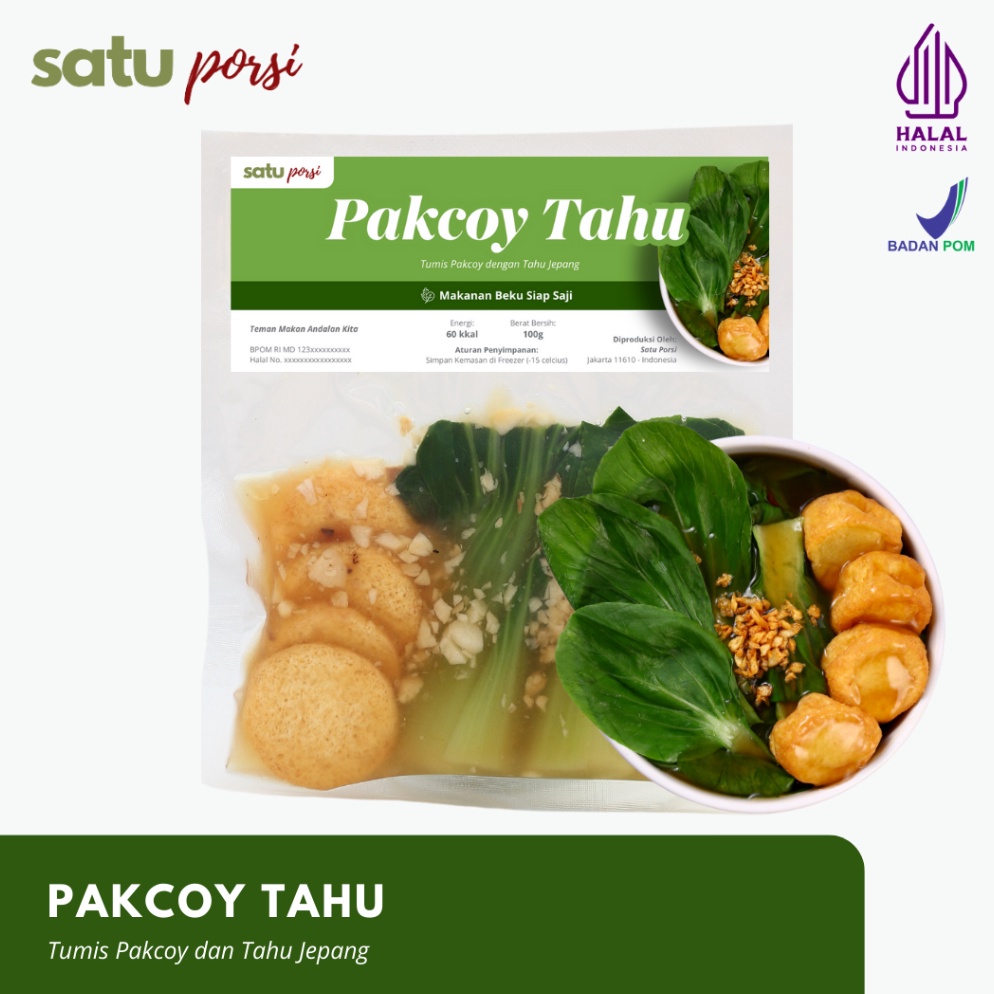 

PGK298 Satu Porsi Pakcoy Tahu