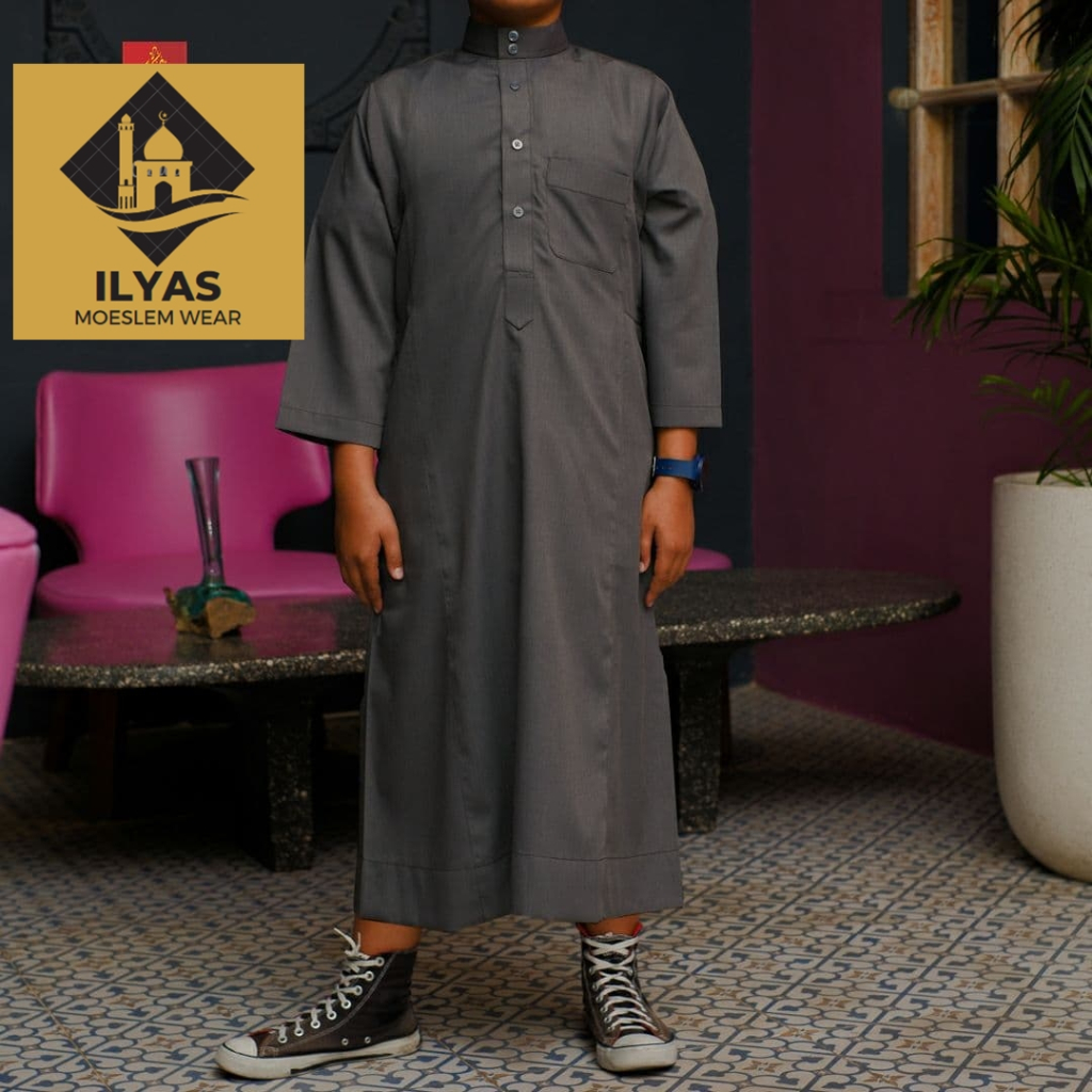 Jubah Santri anak laki-laki - Baju Koko Anak - Gamis anak Cowok- Jubah anak cowok