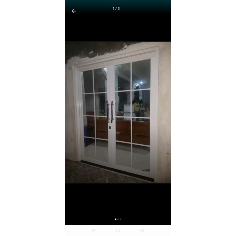 Kusen Pintu Kaca Aluminium