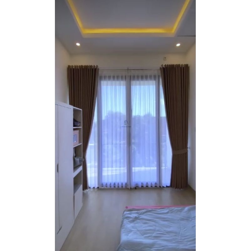Gorden Blackout Import Glossy Panjang 2 Meter 230-250cm Gorden Jendela Minimalis Korden Tengah Ruang