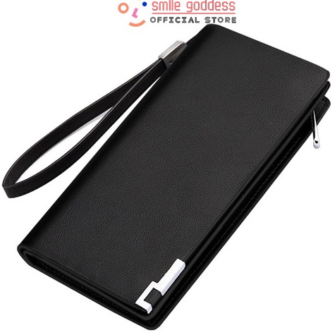 Terbaik T98 COD Dompet Pria Panjang Dompet Kulit Dompet Men Pocket dompet pria real pic