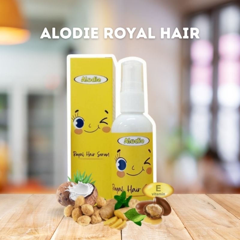 BISA COD  Alodie Royal Hair Serum - Perawatan Rambut Bayi/Penumbuh Rambut Bayi/Serum Rambut Bayi/Penyubur Rambut Bayi/Penumbuh Rambut 60ml