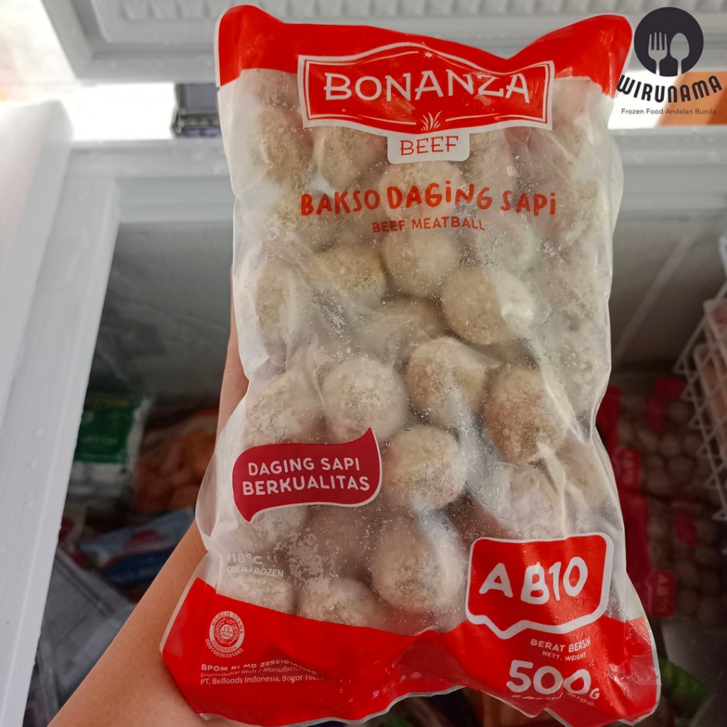 Bakso Sapi Bonanza Meatball 250 gr 500 gr Frozen Food Yogyakarta Jogjakarta