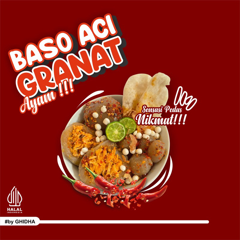 

Boci granat jumbo ayam suir