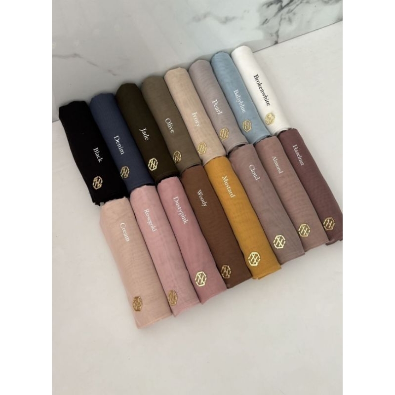 (Bisa Diskon Live 15%) Paris Japan Original - Voal Uwi - Bergo - Paris Uwi Original by NHS Looks x d