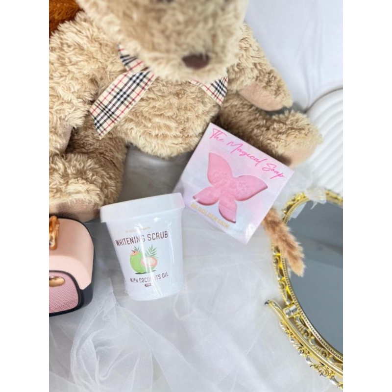 sabun & scrub be golden skin / magical soap & scrub be golden skin / magical soap & lulur be golden 