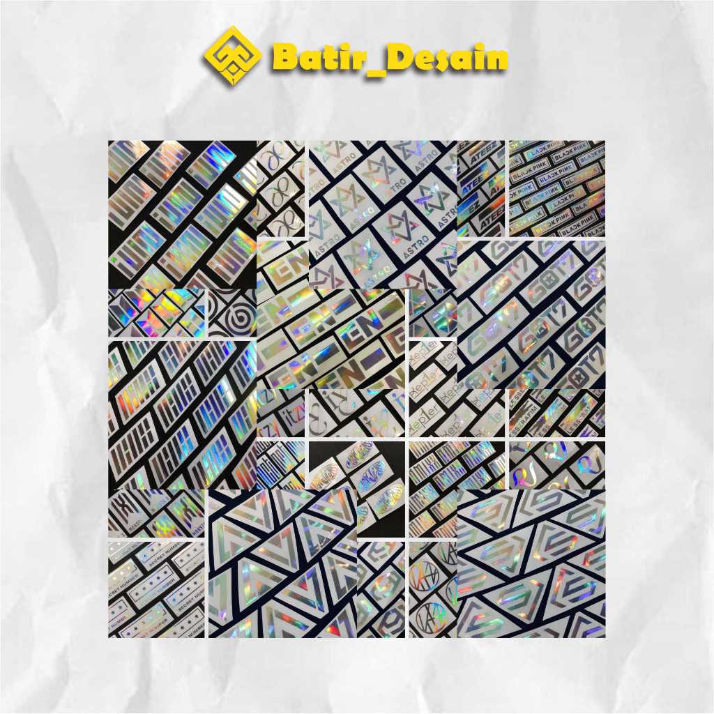 

SEHARI JADI!!! LOGO HOLOGRAM GROUP KPOP MURAH LOGO HOLO STIKER STICKER BOYNEXTDOOR ZEROBASEONE ZB1 BTS TXT (TANPA MINIMAL ORDER)