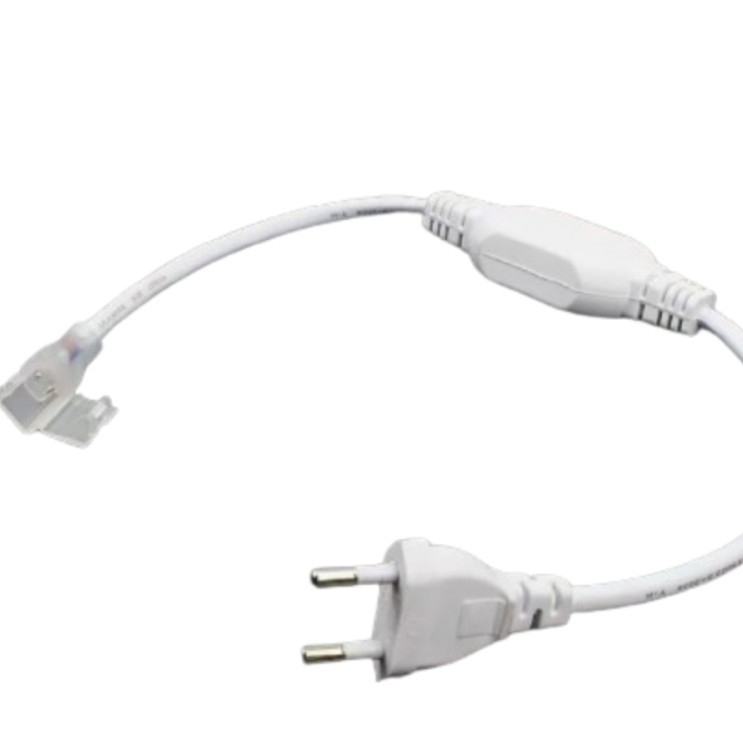Kabel Colokan Neon Flex Soket LAMPU Neon Flex Soket Jepit 220v