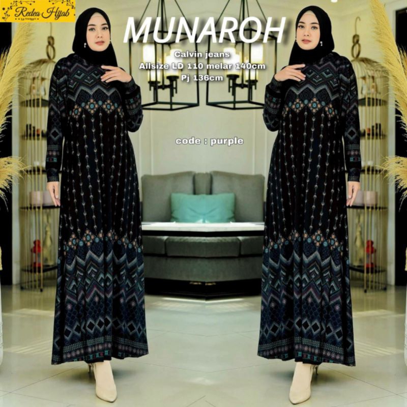 Gamis jumbo ld 120-140 motif batik