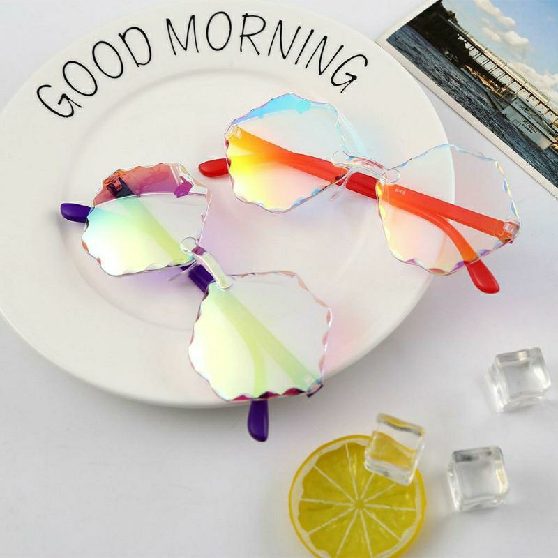 Kacamata hologram fashion retro sunglasses sun glasses kaca mata holo aksesoris accesories fashion k