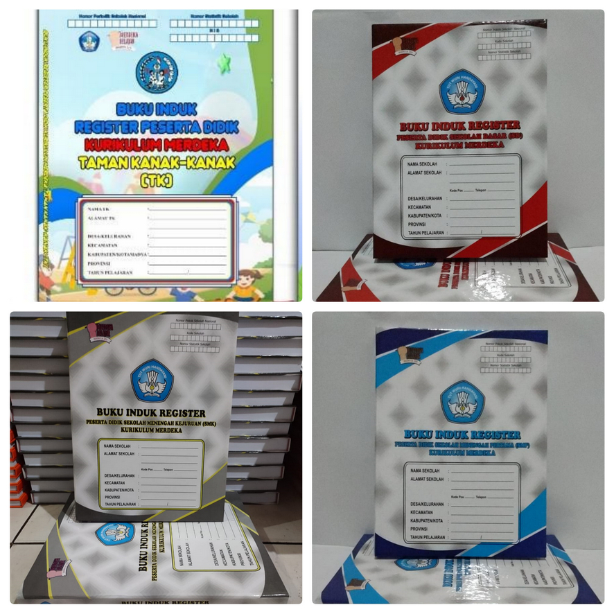 

BUKU INDUK SD SMP SMA SMK PAUD DAN KELENGKAPAN ADMINISTRASI SEKOLAH KURIKULUM MERDEKA