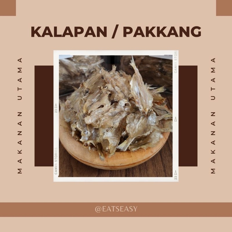 

IKAN ASIN KALAPAN / PAKANG TAWAR 250gr