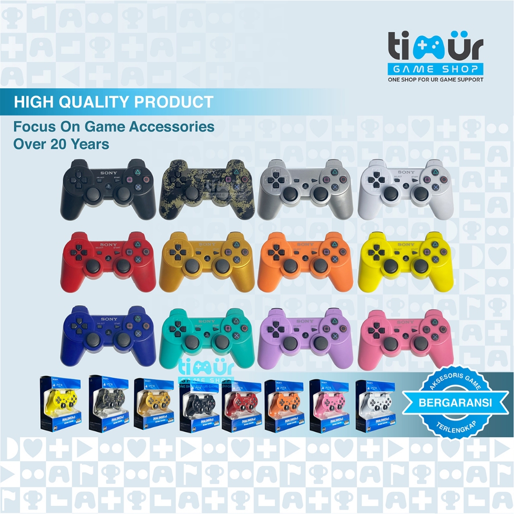 Stick Stik PS3 PC Laptop Wireless Original Pabrik Warna