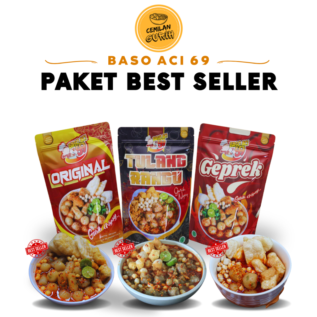 

Baso Aci 69 - Paket Best Seller 3pcs