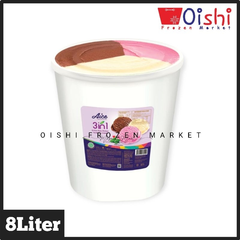 

Aice Es Krim Ember Tiga Rasa (Ice Cream Bucket)