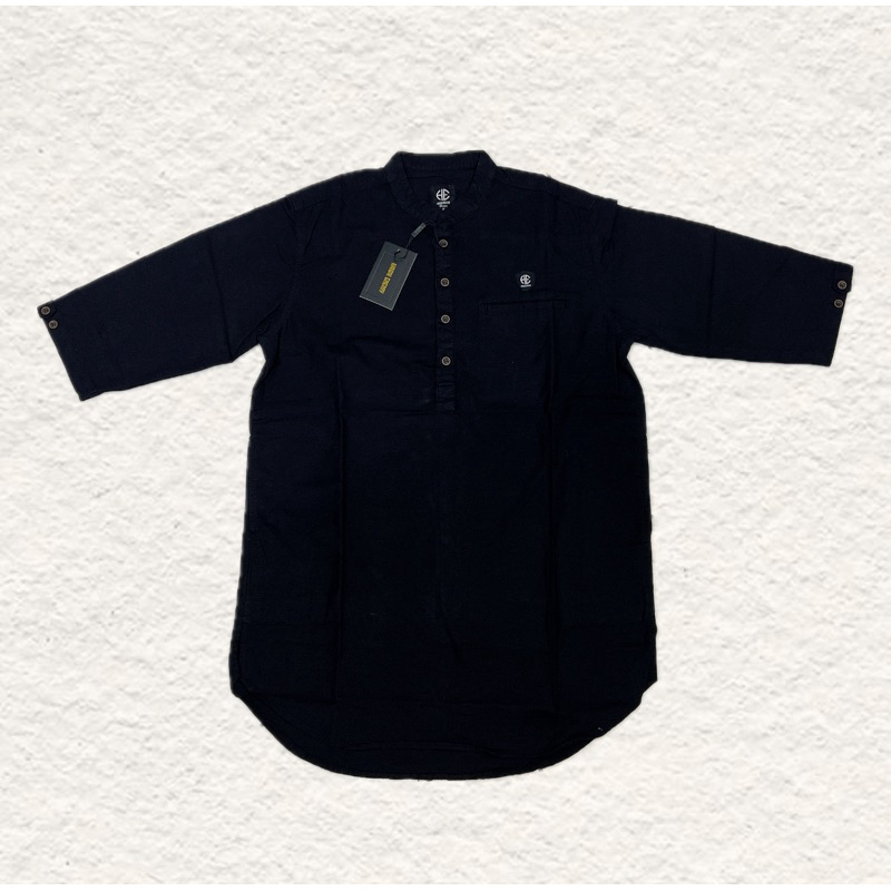 Hawk Enemy - Koko Kurta lengan 3/4 POLOS ukuran M L XL / Baju koko