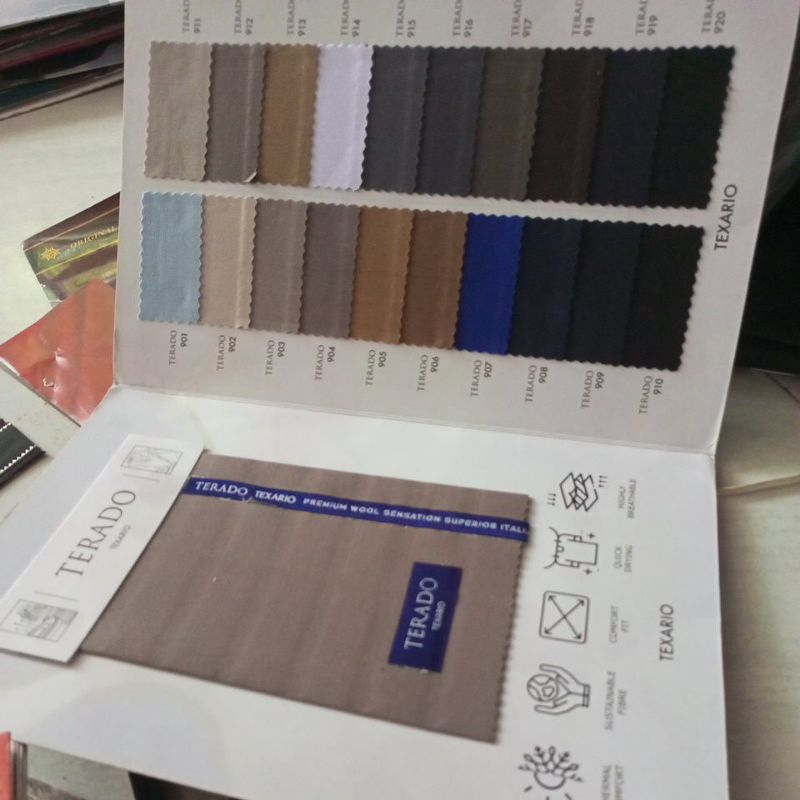 katalog contoh kain terado