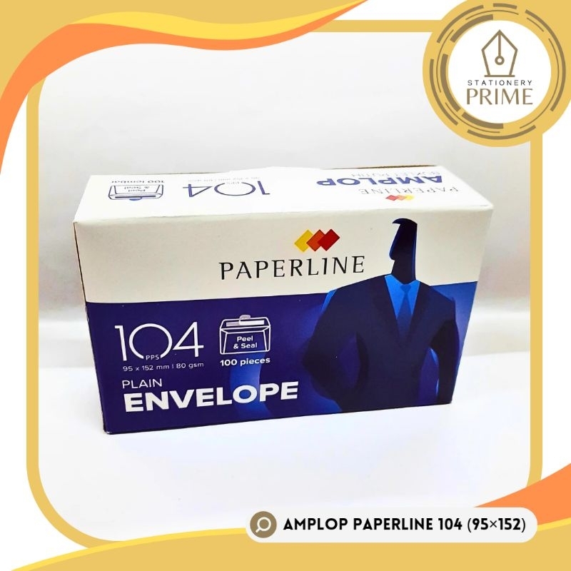 

Amplop Paperline 104 PPS Putih Polos (1 Pack isi 100 pcs)