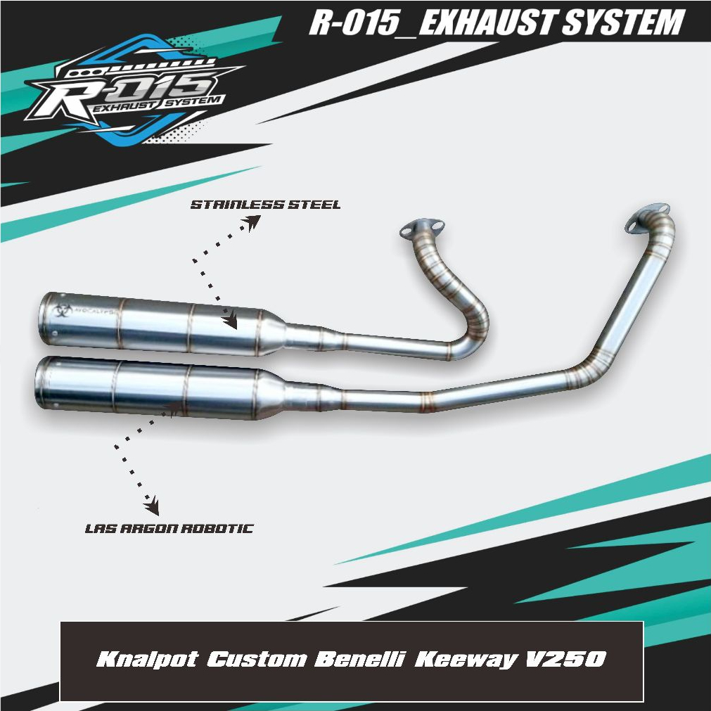 Knalpot Custom Benelli Keeway V250 - R015