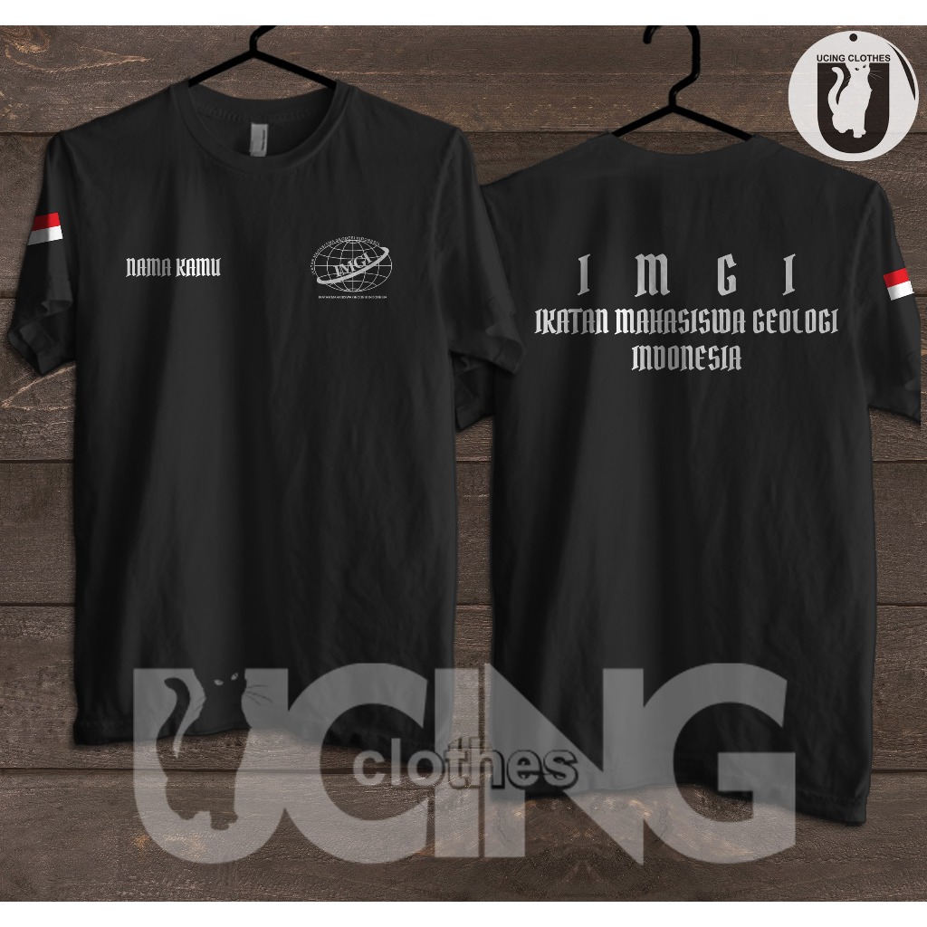 Kaos Baju IMGI Ikatan Mahasiswa Geologi Indonesia Gratis Nama Kamu Kaos Distro