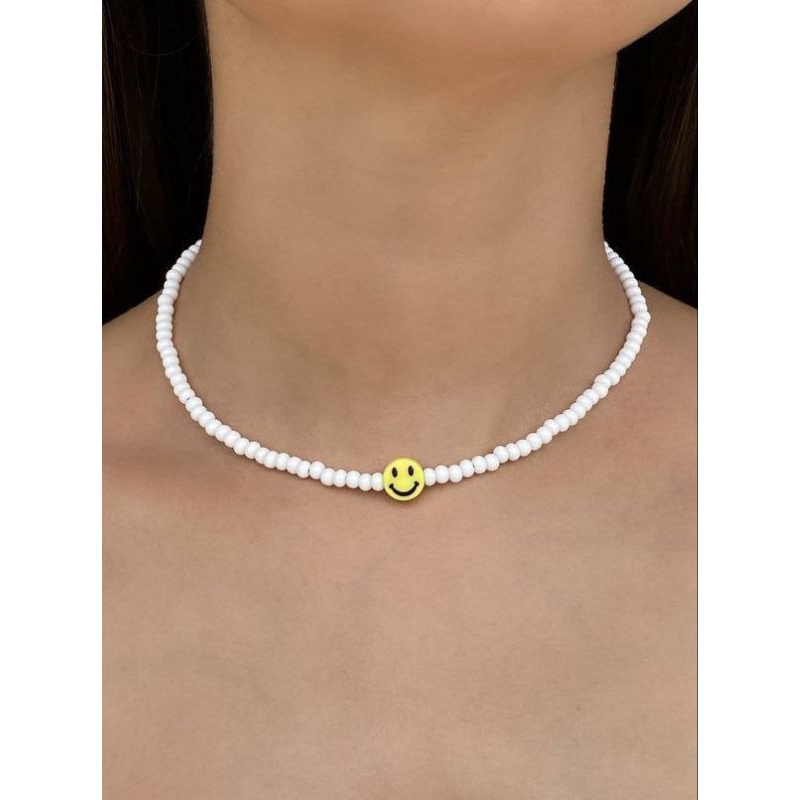 one smile simple necklace