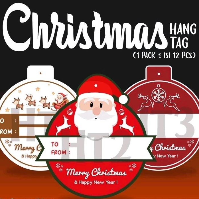 

Hang Tag | Gantungan Christmas | Natal 2023 | Christmas | Natal | Kertas Gantung