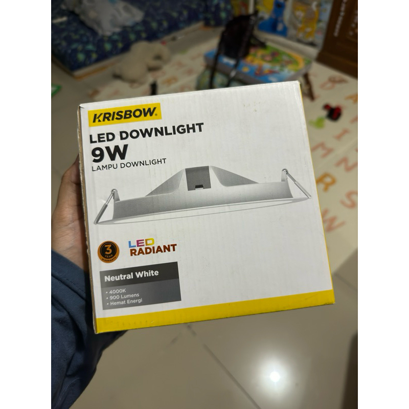 Krisbow LED Downlight 9watt