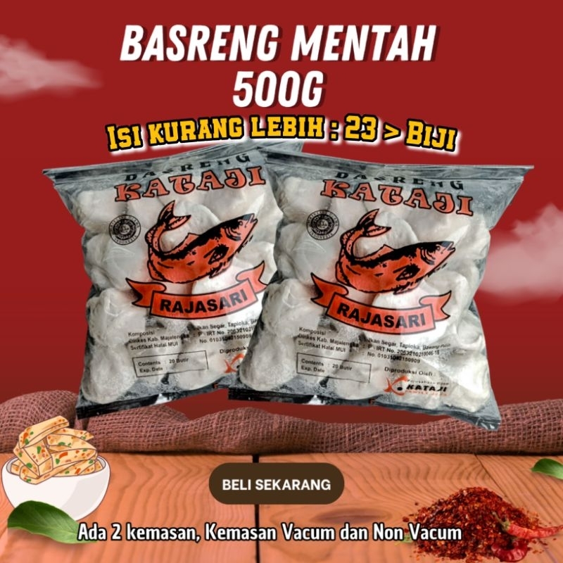 

[DISTRIBUTOR] Basreng mentah 500g Kataji Rajasari