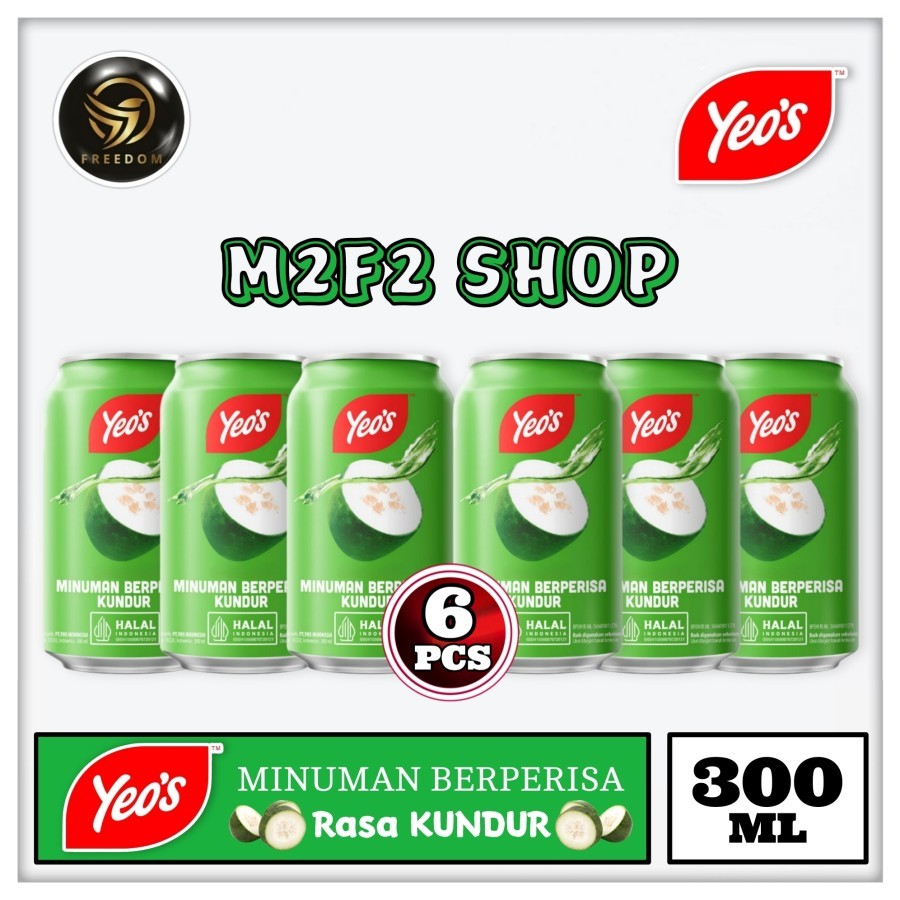 

Yeos Minuman Berperisa Kundur Kaleng | Winter Melon Flavoured Drink Can - 300 ml (Kemasan 6 Pcs)