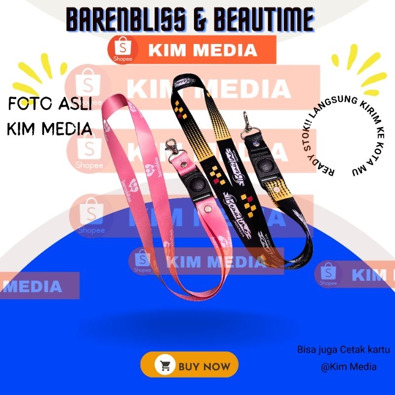 

TALI IDCARD bnb Barenbliss / Tali Barenbliss lanyard idcard Beautime Printing Bisa Custom Cosmetik