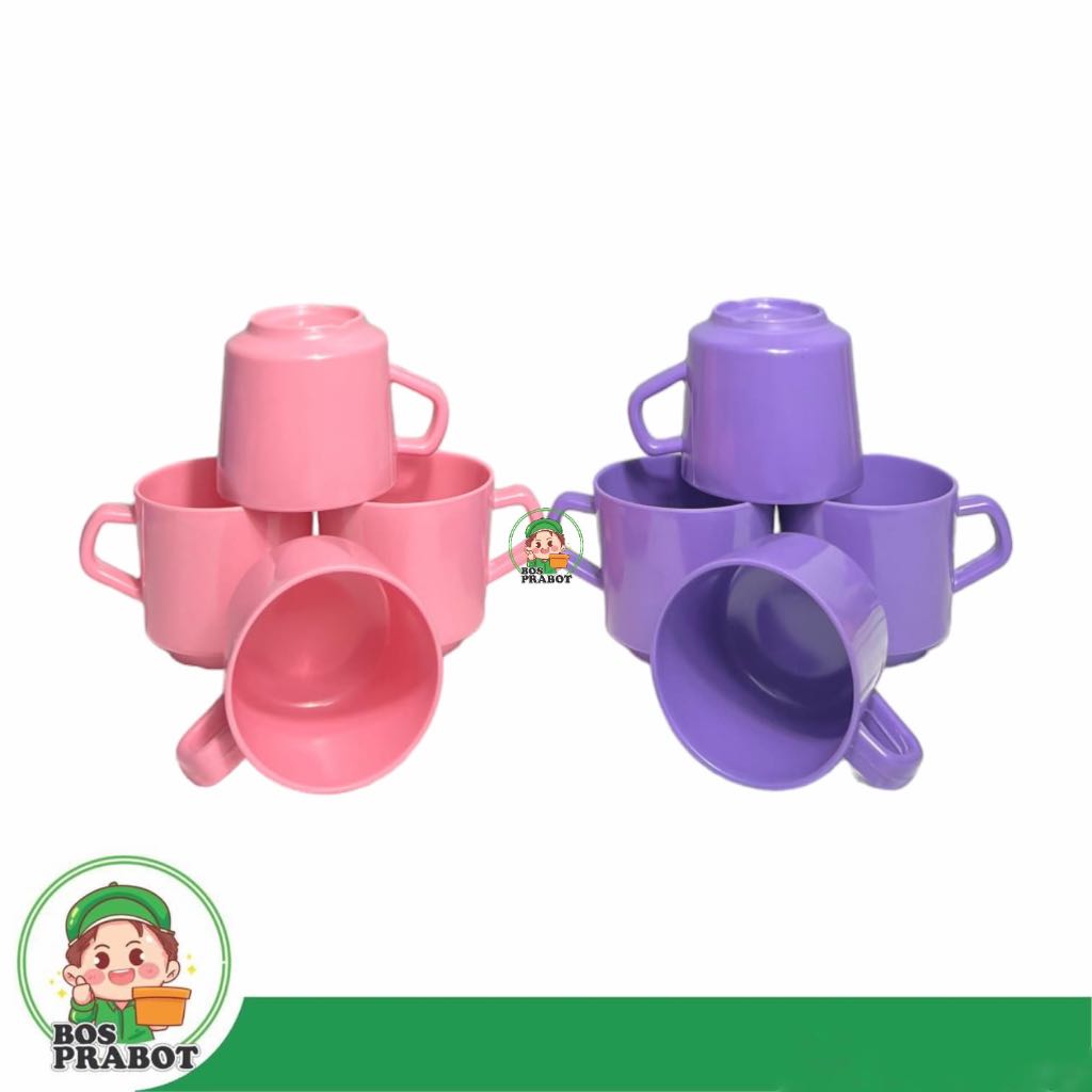 MUG MELAMIN MINI 200ML UNGU / CANGKIR KECIL MELAMIN / GELAS MELAMIN ANAK / CANGKIR KOPI MELAMIN