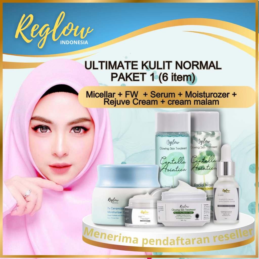 COD BISA - 0SBS Skincare Reglow Ultimate untuk Kulit Normal Paket 1 (6 pcs) Skinbarrier Stokis dr.Sh
