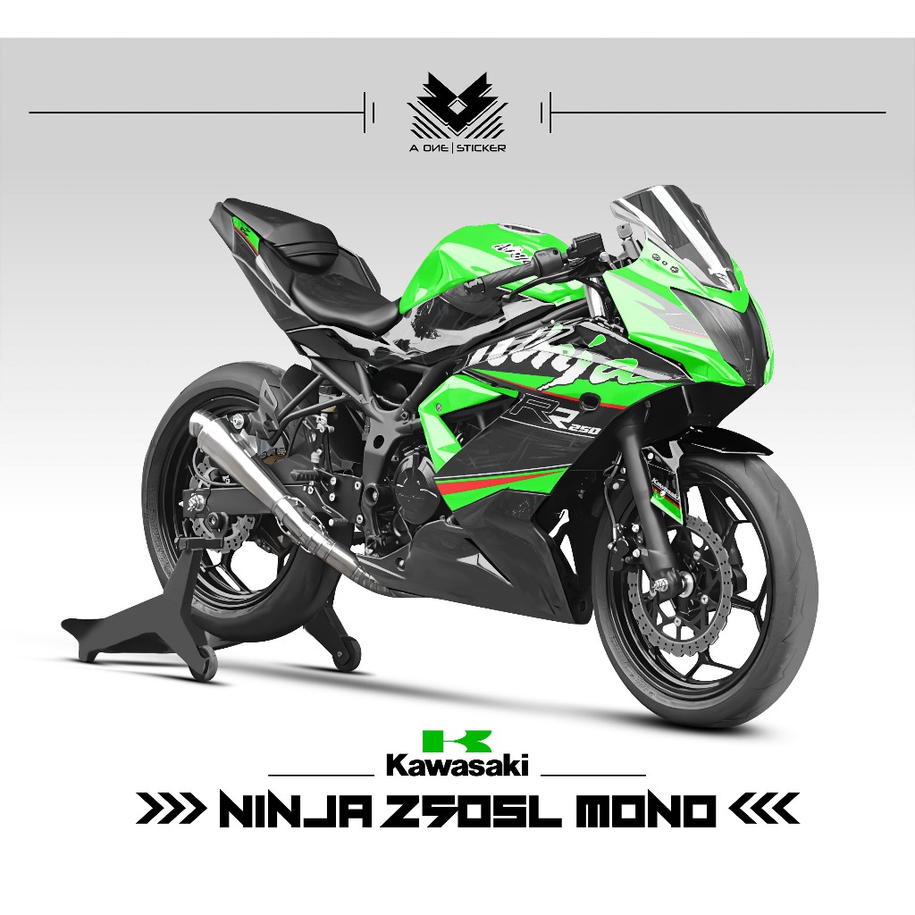 STRIPING NINJA250SL MONO / MOTIF 6 / STICKER / NINJA250RR MONO / 250 / RR MONO / 250SL / 250RR MONO 