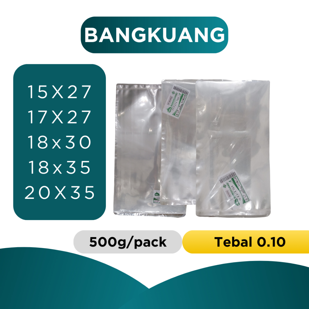 Plastik PP Bangkuang Tebal 0.10 Plastik Snack Plastik Serbaguna