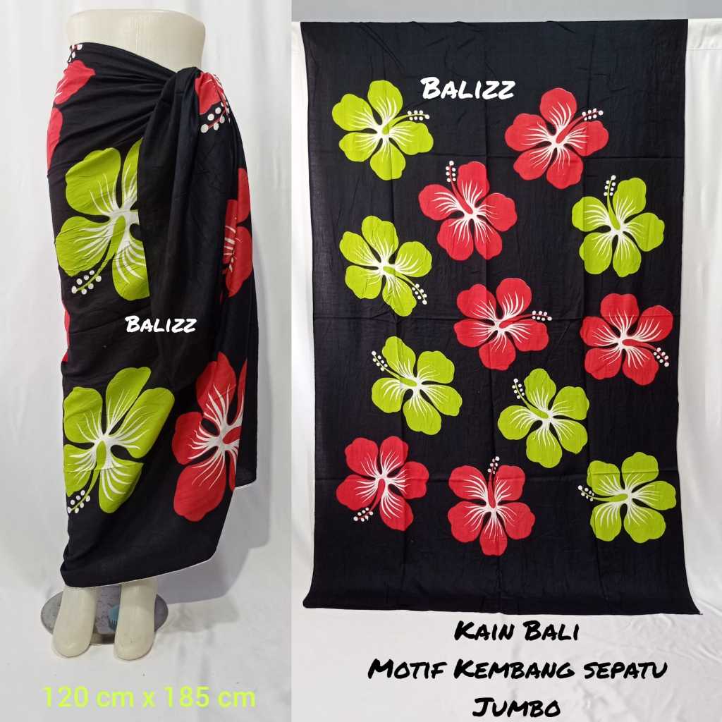 KJK Kain Bali pantai / kain pantai / sarung bali / sarung pantai / kain bali ukuran jumbo / kain