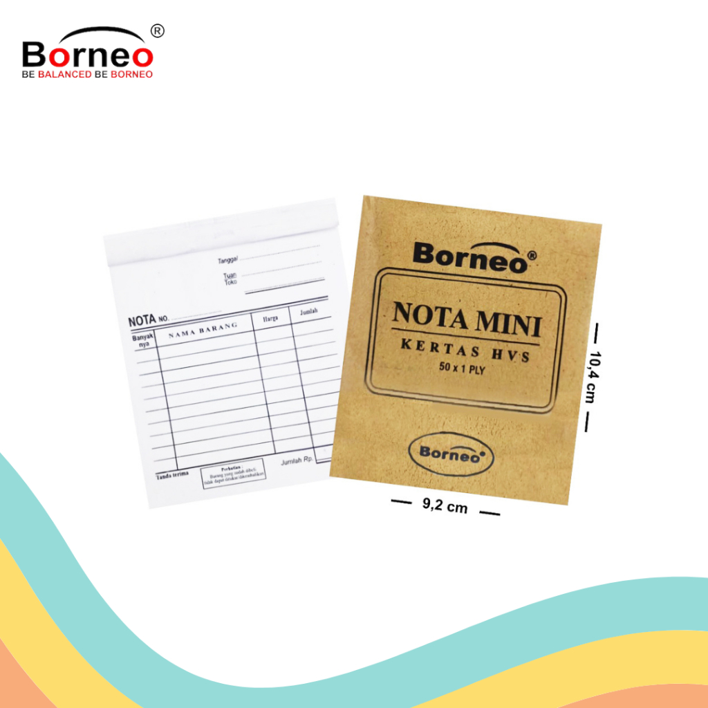 

BUKU NOTA MINI 1 PLY BORNEO (3 PCS)