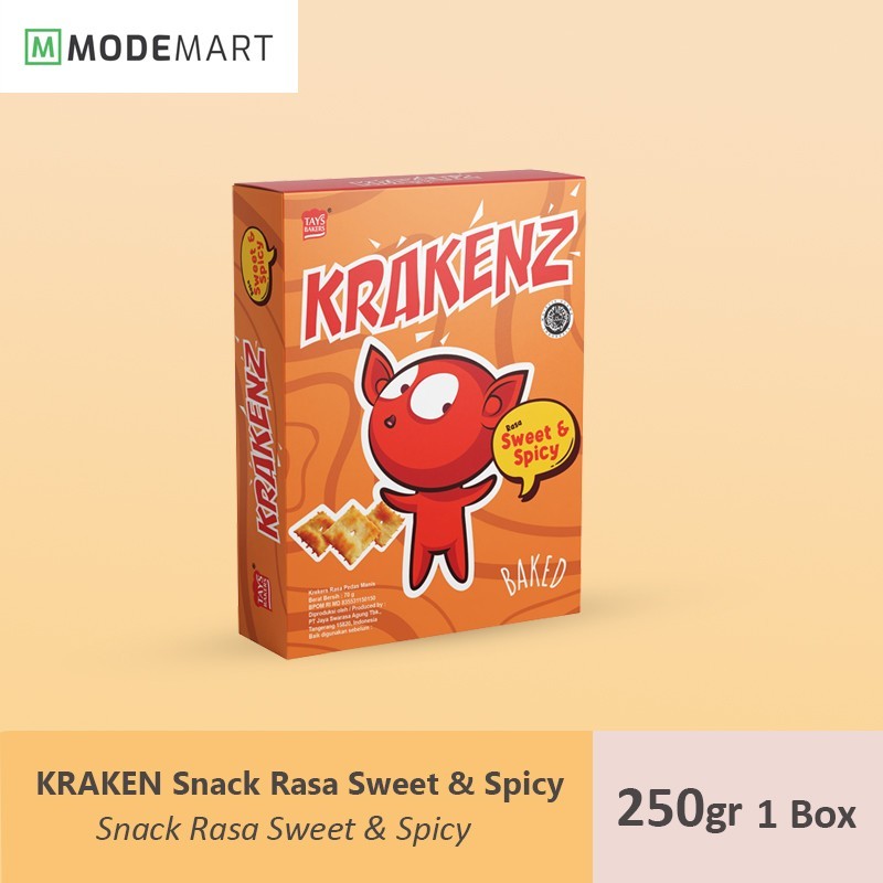 

Krakenz Snack Box Rasa Sweet Spicy 1 Box / 6 pcs Best Seller Instan