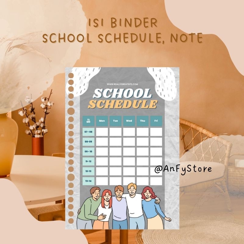 

(10 PCS) ISI BINDER LOOSE LEAF SCHEDULE PLANNER A5