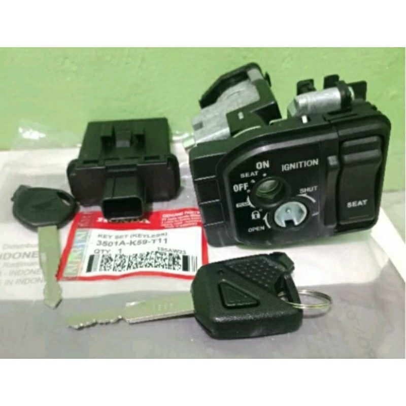 kunci Kontak Plus Remote Honda Vario 125 / 150 Honda Scoopy 2017 - 2020 K59 Keyless