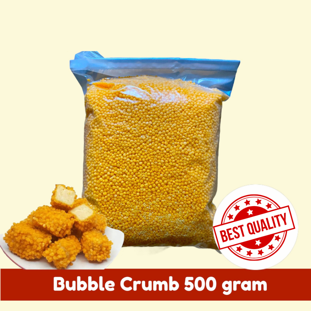

PROMO Bubble Crumb Crispy Nugget Naget Tepung Roti Bulat 500 gram HALAL